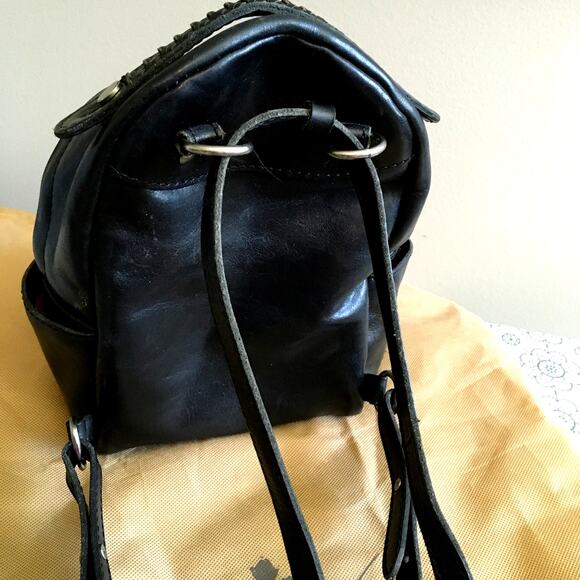 Patricia Nash Black Leather Backpack main image 5